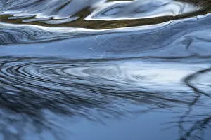 Nordic Reflections Prints: Reflection in a stream, Ostersund