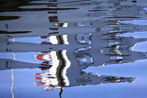 Uninhabited Waterscape Prints: Reflection in water