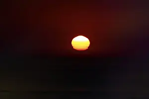 Atlantic Ocean Reflections Prints: Refraction and reflection at sunset