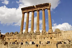 Ancient Architecture Prints: The six remaining columns of the Temple of Jupiter