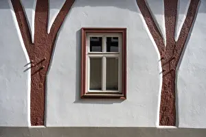 Central Europe Historical Images Prints: Restored half-timbering in detail