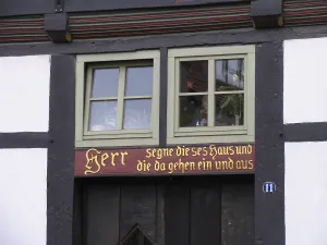 Rinteln Architecture Prints: Rinteln, half-timbered house