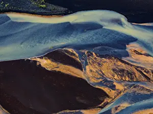 Icelandic Mountain Streams Prints: River, river course, river delta