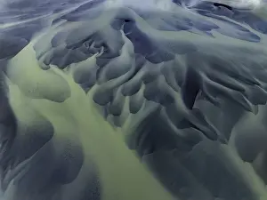 River Delta Landscape Prints: River, river course, river delta