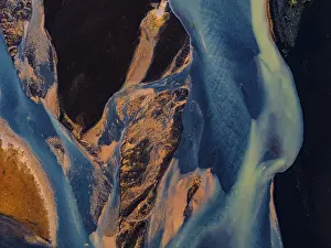 Wild River Landscape Prints: River, river course, river delta