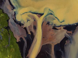 Wild River Landscape Prints: River, river course, river delta