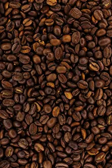 Coffee Beans Photography Prints: Roasted coffee beans