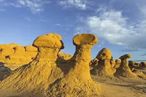 No People Rock Formations Prints: Rock formations in the evening light