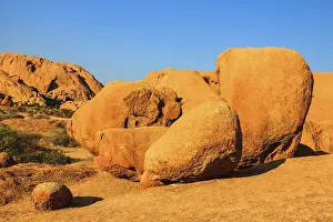 Spitzkoppe Namibia Prints: Rock formations in the evening light