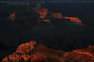 Eroded Rock Formations USA Prints: Rock formations in the evening light