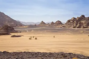 Akakus Mountains Landscape Prints: Rock formations in the Libyan Desert