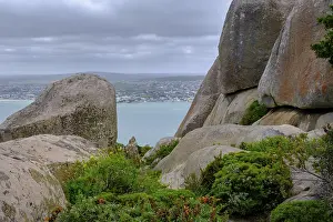 Natural Preserve Rock Formations Prints: Rock formations at the Postberg viewpoint
