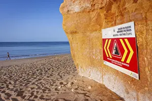 Unstable Cliffs Portugal Prints: ROCKFALL UNSTABLE CLIFFS