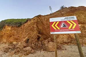 Unstable Cliffs Portugal Prints: ROCKFALL UNSTABLE CLIFFS