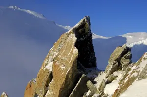 Adventure In The Alps Prints: Between rocks and ice