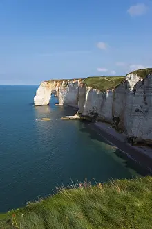 Steep Cliff Coastline Prints: Rocky coast, cliffs, chalk cliffs