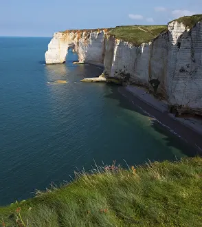 Steep Cliff Line Europe Prints: Rocky coast, cliffs, chalk cliffs
