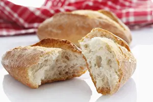 Studio Shot Pastry Prints: Two rolls, panini rustico