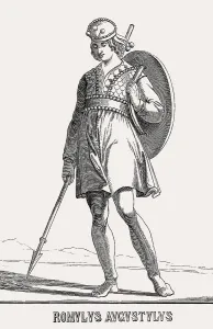 Antique Roman Civilization Prints: Romulus Augustulus, or Romulus Augustus