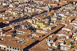 Southern Europe Urban View Prints: Above the rooftops of Florence