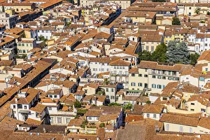 Sacred Building In Tuscany Prints: Above the rooftops of Florence