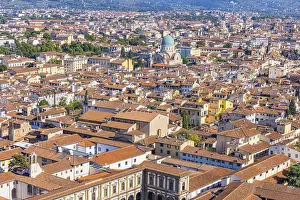 Historic Old Town Italy Prints: Above the rooftops of Florence