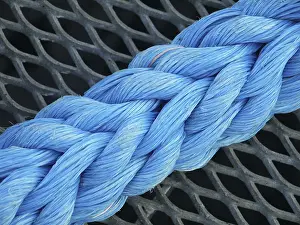 Deserted Harbor Prints: Ropes