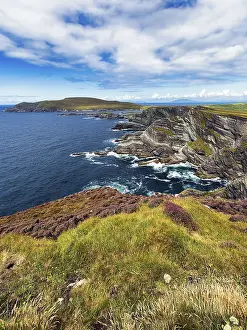 Rugged Irish Coastline Prints: Rugged cliffs overlooking the Atlantic Ocean