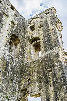 Uninhabited Fortresses UK Prints: Ruins of Corfe Castle, Wareham