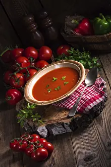 Eastern European Cuisine Prints: Rustic tomato soup