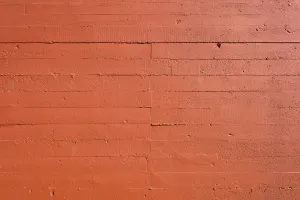 Denmark Travel Photography Prints: Rusty Red Concrete Wall, Thyboron