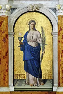 Sacred Religious Texts Prints: Saint Barbara
