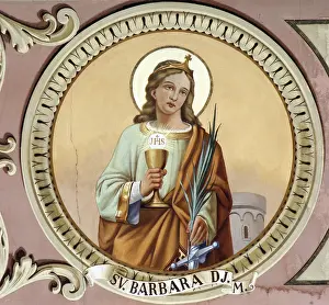 Roman Catholic Altar Room Prints: Saint Barbara
