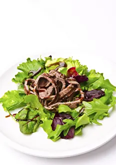 Citrus Fruit Salad Recipe Prints: Salad beef strips