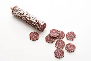 Studio Shot Sausage Prints: Salami