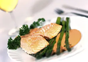 Appetizing Seafood Dishes Prints: Salmon