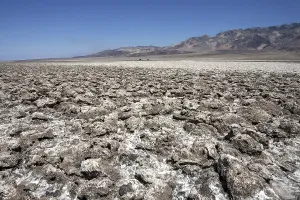 Mojave Desert Landscapes Prints: Salt structures on Devil's Golf Course