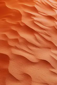 North African Desert Scene Prints: Sand patterns on the surface of a dune