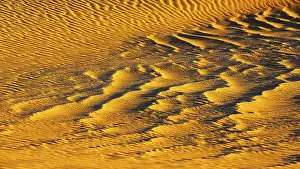 Wind Shaped Sand Formations Prints: Sand structure formed by the wind