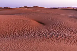Western Asia Sandy Deserts Prints: Sand structure formed by the wind