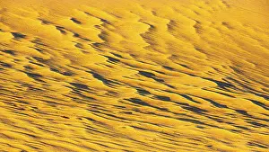 Arabian Peninsula Desert Prints: Sand structure formed by the wind