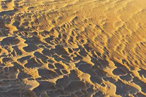 Rub Al Khali Dunes Prints: Sand structure formed by the wind