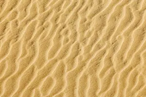 Empty Desert Landscape Photo Prints: Sand texture pattern in desert