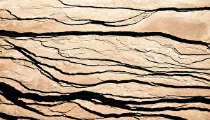 US American Desert Landscapes Prints: Sandstone rocks, structure, detail