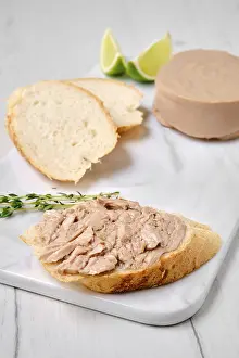 Cod Liver Sandwich Prints: Sandwich with cod liver