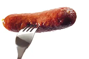 Meat Product Prints: Sausage on a fork