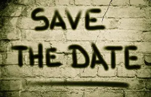 Conceptual Photo Theme Prints: Save The Date Concept