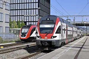 Public Transportation In Europe Prints: SBB passenger train