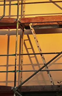 Scaffolding In Europe Prints: Scaffolding, Germany