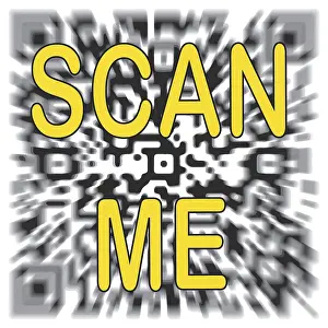 Electronic Communication Device Prints: Scanning qr-code abstraction